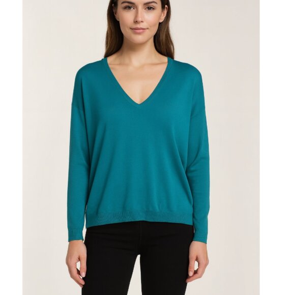 Absolut Cashmere V-Neck Sweater Size XS EUC - Picture 1 of 5